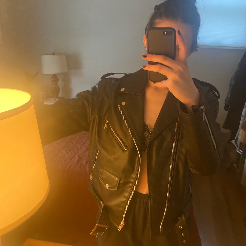 Vegan Leather Jacket